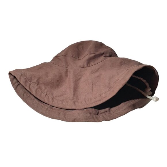 Scala Collezione Garden Hat Camping Beach Leisure Brown Canvas Adult M Unisex - Picture 11 of 12